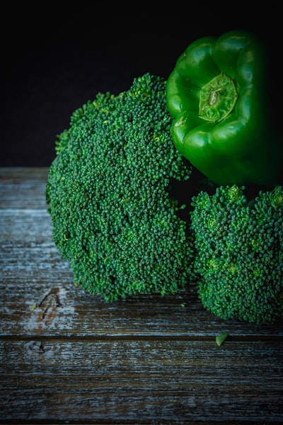 Green peppers broccoli
